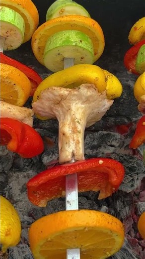 Grilled Vegetable and Fruit Skewers: A Delicious BBQ Delight
