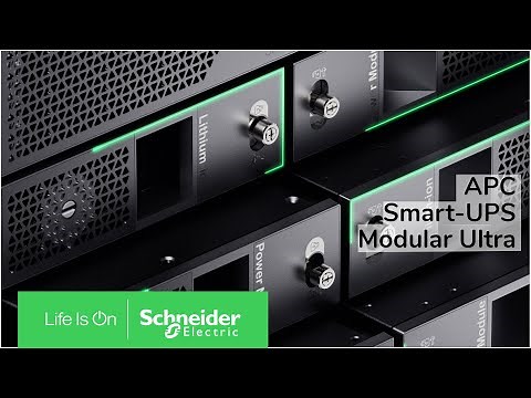 Smallest. Lightest. Most powerful. APC Smart-UPS Modular Ultra 5 – 20kW.
