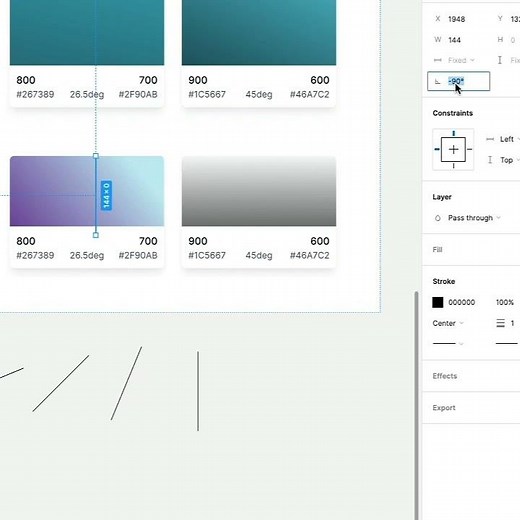 How to Get Perfect Figma Gradient Angles #Shorts
