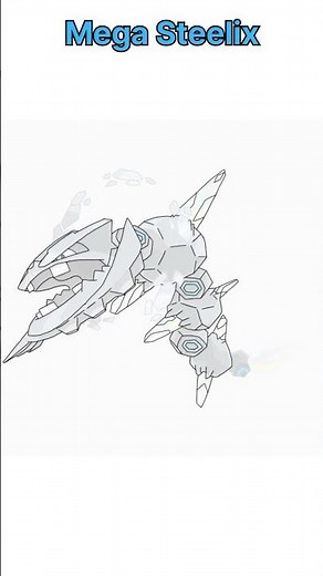 How to draw a Mega Evolve Mega Steelix Pokemon # Mega Evolution # Steelix # POKEMON