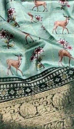 *pranavi trendy queen's choice* 🌷Dola silk sarees..in Dear and floral designs..in Boxes patterns.. 🌷with contrast kanchi boarders..Highlated with pochampally design.. 🌷contrast pallu and blouse.. 🌷Too soft and leight weight..unique collection in Budjet👌👌 💼💼price:999 $ | Triveni Reddy