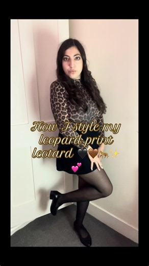 🖤🤎✨🐆💕 How I style my leopard print leotard #leopard #leopardprint #prettylittlething #primark