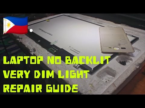 LAPTOP NO BACKLIGHT REPAIR LED/LCD