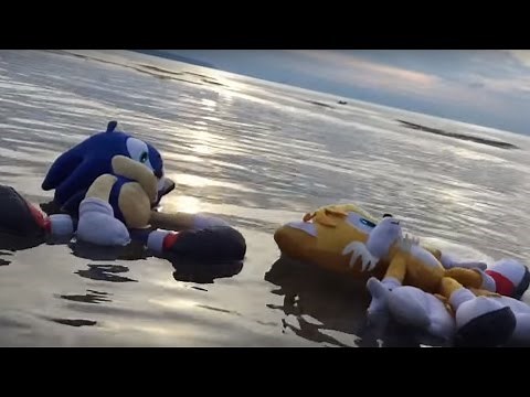 Summer Beach Adventure! - Sonic Plush Toy Cartoon