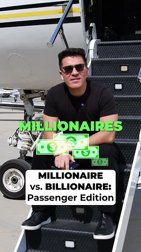 Kolin can always tell if a passenger is a millionaire or a billionaire. Can you? #FlyAmalfi #Millionaire #Billionaire @thekolinjones