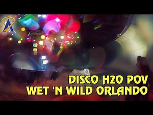 Disco H2O Water Slide POV at Wet 'n Wild Orlando