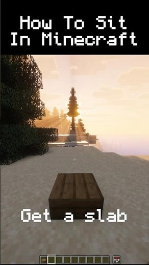 How To Sit In Minecraft #minecraft #commands