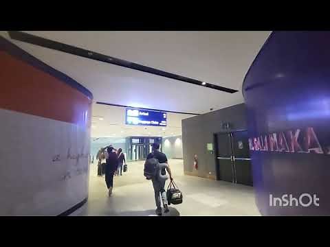 Arriving at New Clark International Airport.