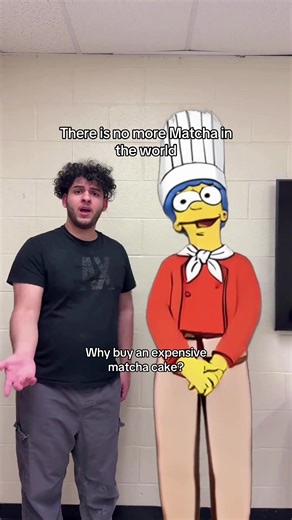 Why buy an expensive matcha cake #margesimpson #matchacake #whybuyanexpensivematchacake