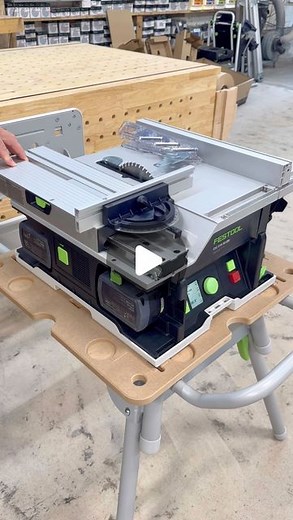 Dustin Mitchell on Instagram: "I love slide saws and now @festoolcanada came out with a portable, cordless slide saw! #woodworking #tools #maker #festool"