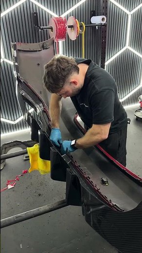 Upgrading the rear end of this RS5 With our CT Design Diffuser and Spoiler!#audi #rs5 #carbonfiber