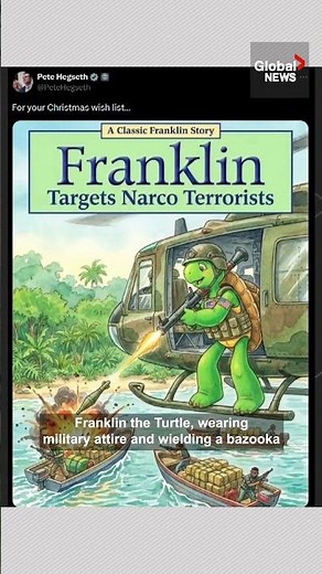 Hegseth's "violent" Franklin the turtle post slammed by publisher