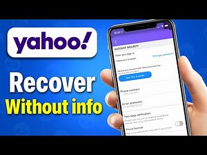 How To Recover Yahoo Account Without Phone Number Or Email (Best Method)