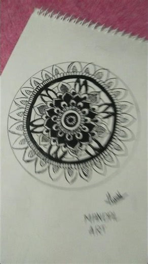 mandal art 🎨 #sketchart