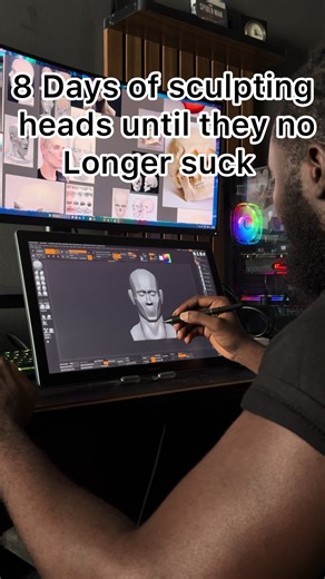 Mastering Head Sculpting in 8 Days with ZBrush