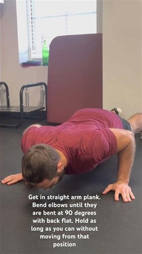 Isometric push up demo