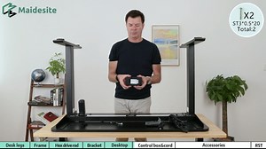 Watch MAIDeSITe Standing Desk Installation Guide on Amazon Live