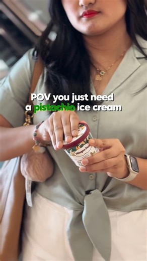POV: Your day instantly got better. 💚 Made in France with real pistachios. Smooth, nutty, and way too easy to fall for. Sometimes, all you need is Häagen Dazs — The Ice Cream of Ice Creams. 🍦 #TheIceCreamofIceCreams #HäagenDazs #IceCream #Luxury #RealIngredients #MadeinFrance | Häagen-Dazs