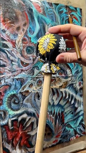 Cheap DIY Mahl Stick for painting details 🙌