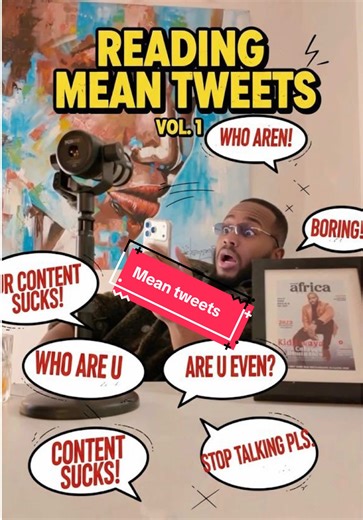 Reading mean tweets part 1 😂😂