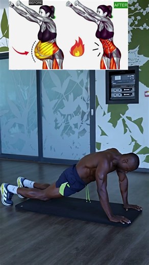 Simple exercise to burn fat from home #motivation