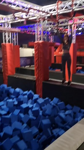 Had fun at Ninja Warrior Southampton 🐒 #ninjawarrior #obstacletraining