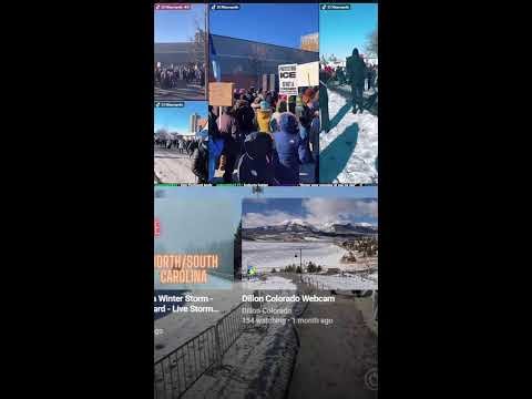 LIVE ICE PROTEST IN MINNEAPOLIS