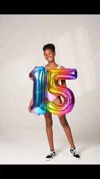 AI Model Showcase | Studio Photoshoot with Number Balloons