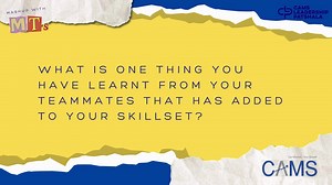 Welcome to the latest episode of #MashupswithMTs! In Episode 4, we're delving deep into the theme of unlocking people's potential. Hear directly from our trainees as they share stories of their greatest strengths, navigate teamwork dynamics, and learn invaluable lessons from their peers. Don't miss out on the enlightening journey ahead! #CAMSExperience #ManagementTrainees #LearningJourney #MashupswithMTs #TheMTsVoice #CAMS #Newthinking #TalentatCAMS #Newjourney #Newbeginings | Computer Age Manag