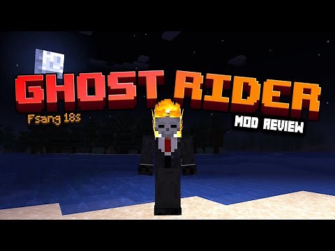 Reviewing the GHOST RIDER of FSANG'S MOD in Minecraft 1.20.1! (FSang18's Heropack)