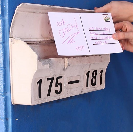 Repurpose old cards into trendy post cards! | Crafty