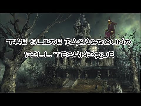 Slide Background Fill - PowerPoint Tutorial