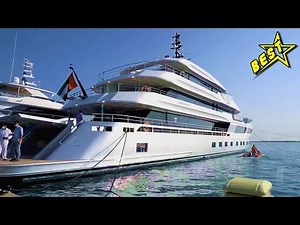Best Luxury: FAMOUS MAJESTY 175 MEGA YACHT! Most Beautiful Launch by Gulf Craft & Majesty Yachts!