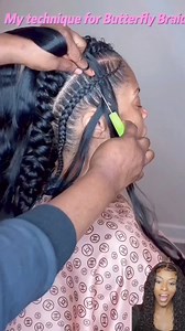 1.2M views · 6.2K reactions | Watch This Butterfly Braid / Cornrow Hair Tutorial 珞珞珞珞#fyp #hair #beauty #reelstrending #reelsvideo | Mane Attractions Virgin Hair /Weaving Salon | Facebook