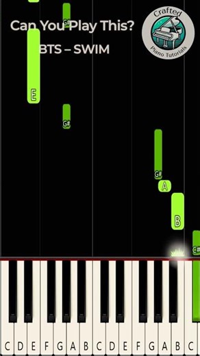 BTS – SWIM 🎹 Piano Challenge
