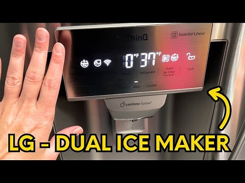 LG Dual Ice Maker French Door Refrigerator LFXS26973S 26 Cu. Ft. in Stainless