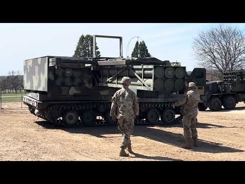 M270 multiple launcher rocket system @South Army National Guard