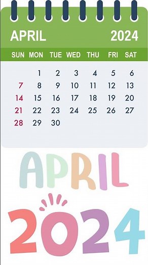 april calendar 2024 printable 📅 Calendar 365 📅