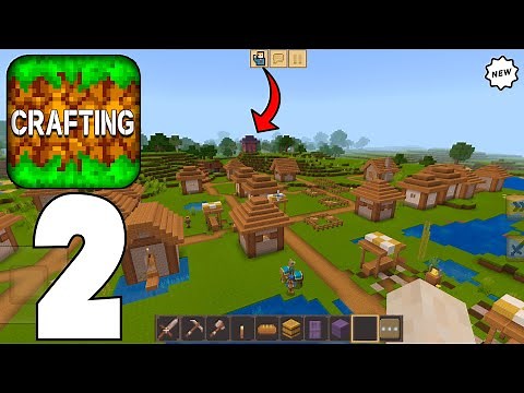 Crafting and Building - Survival Gameplay part 2 (VILLAGE!)