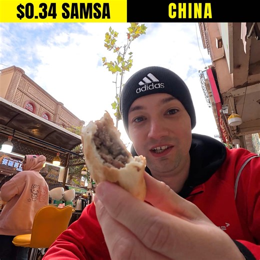 $0.34 Samsa Street Food In China 🇨🇳 | Ken Abroad