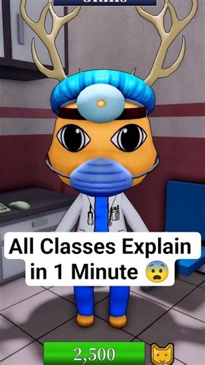 All Classes in Animal Hospital Roblox Explained in 1 Minute 😨 #animalhospital #roblox