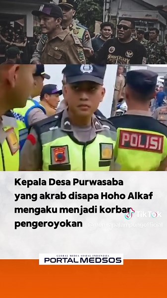 Ricuh Demonstrasi di Kantor Desa Purwasaba - Kades Hoho Diserang