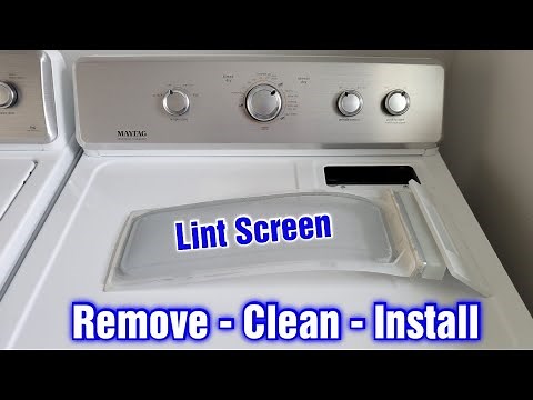 Maytag Dryer – How To Remove, Clean, & Install Lint Screen