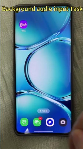 Background audio input Task For Yena app