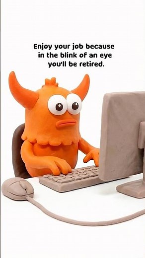 Work Hard, Retire Before You Know It! 😆 #officememes #shorts #workjokes