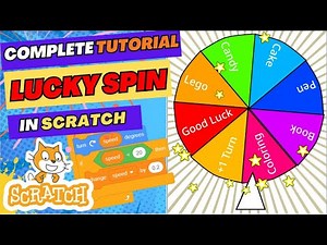 (Scratch Game Projects #2) How to Create a Lucky Spin Wheel in Scratch – Easy for Beginners