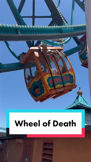 Have you been on Mickeys Wheel of Death yet? Had to try it at least once, but never again 🤢 . . . #mickeyswheelofdeath #ferriswheel #dca #californiaadventure #disneycaliforniaadventure #icouldofdied #disneyland #disney #disneytiktok #disneytok #fyp