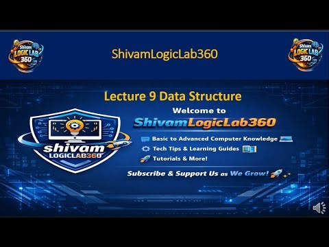 Lecture 9 Tree Traversal in Data Structure in detail