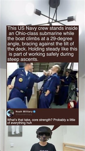 This US Navy crew stands inside a submarine