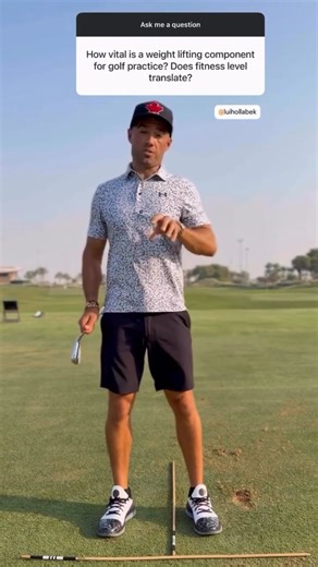Great question on how weight lifting translates to golf. What are your thoughts on this? 🏋️ As someone who has worked out my entire life and studied sport science in University, I know the benefits that correctly implemented athletic training can have on golfers. It always comes down to what is being done in the gym. If you want your questions features, drop them in every Friday in my AMA!! #golf #riggsgolf #golfcoach #golfswing #dubai | RiggsGolf Coaching